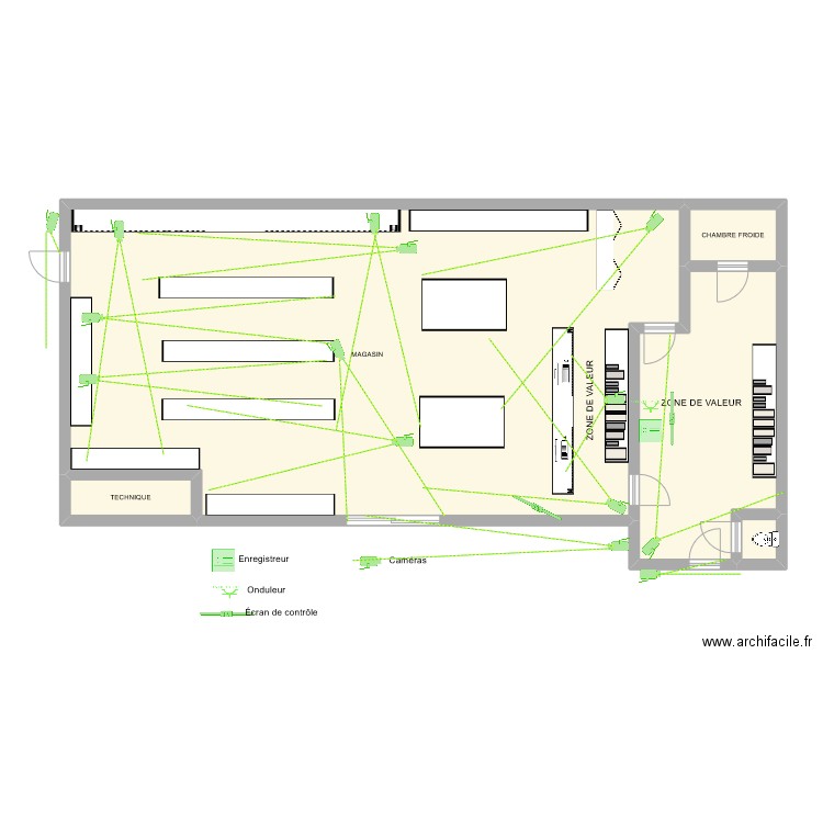 VIVAL SAINT ANDRE D'APCHON Video protection. Plan de 0 pièce et 0 m2
