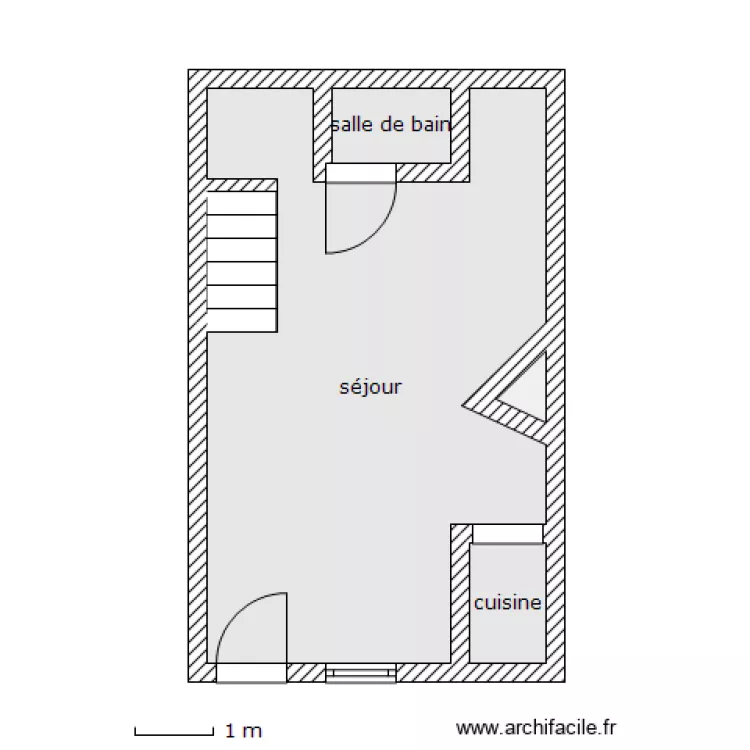 s&eacute;jour dupuis. Plan de 