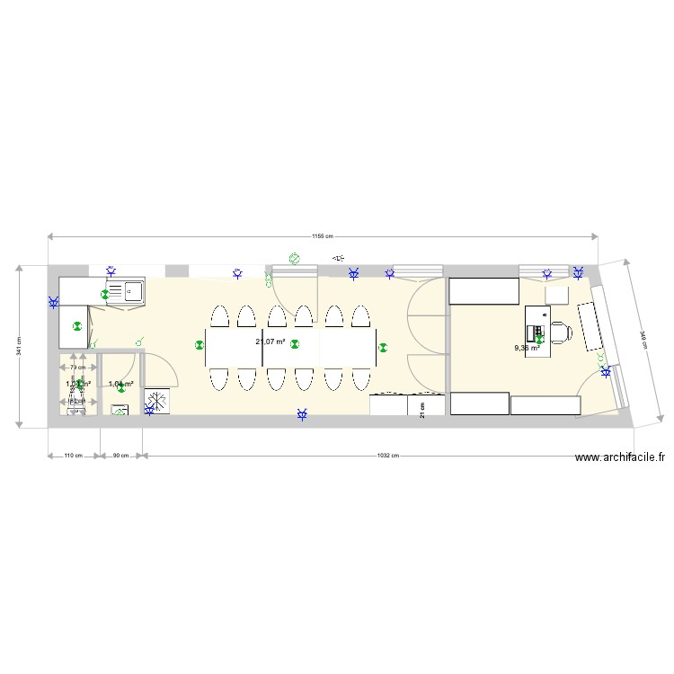 Salle Saint Lambert Pace Majore Boine avec meubles. Plan de 0 pièce et 0 m2