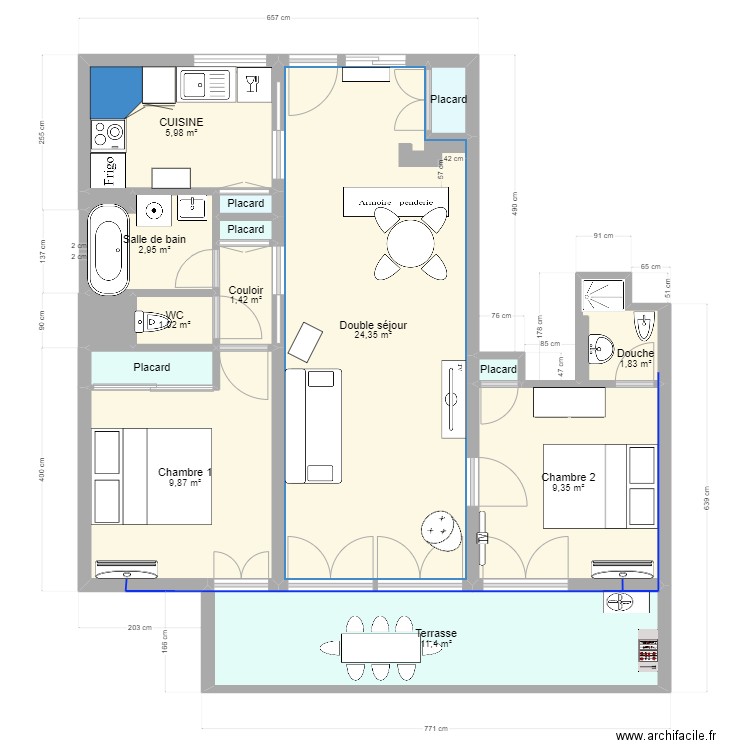 Saint Clair 5. Plan de 0 pièce et 0 m2