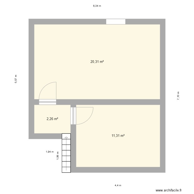 2eme étage maison Valerio plan. Plan de 0 pièce et 0 m2