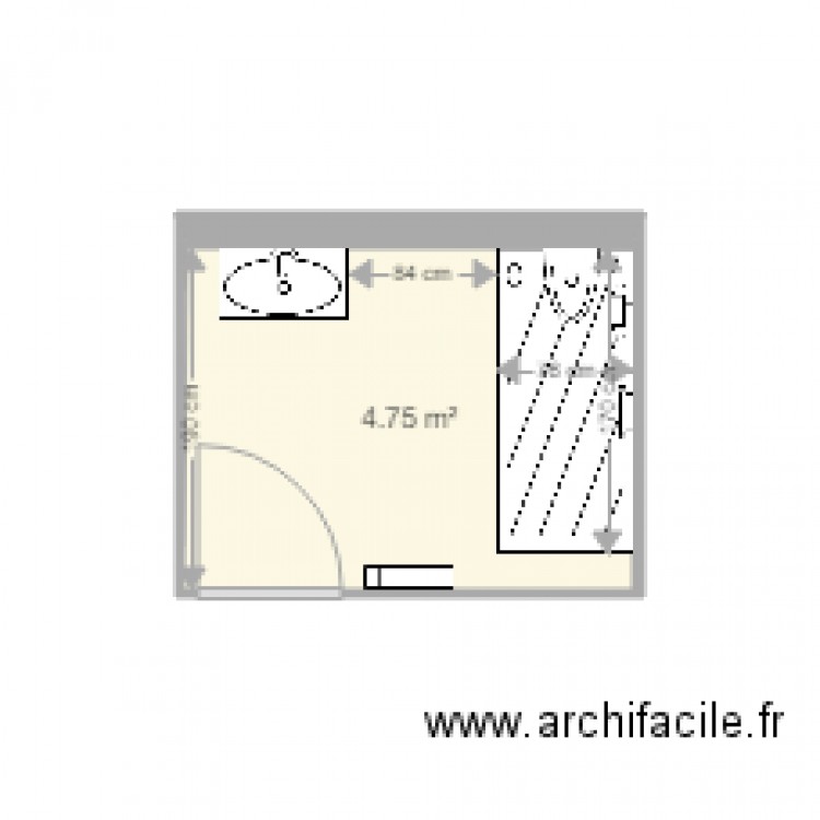 plan sdb roure. Plan de 0 pièce et 0 m2