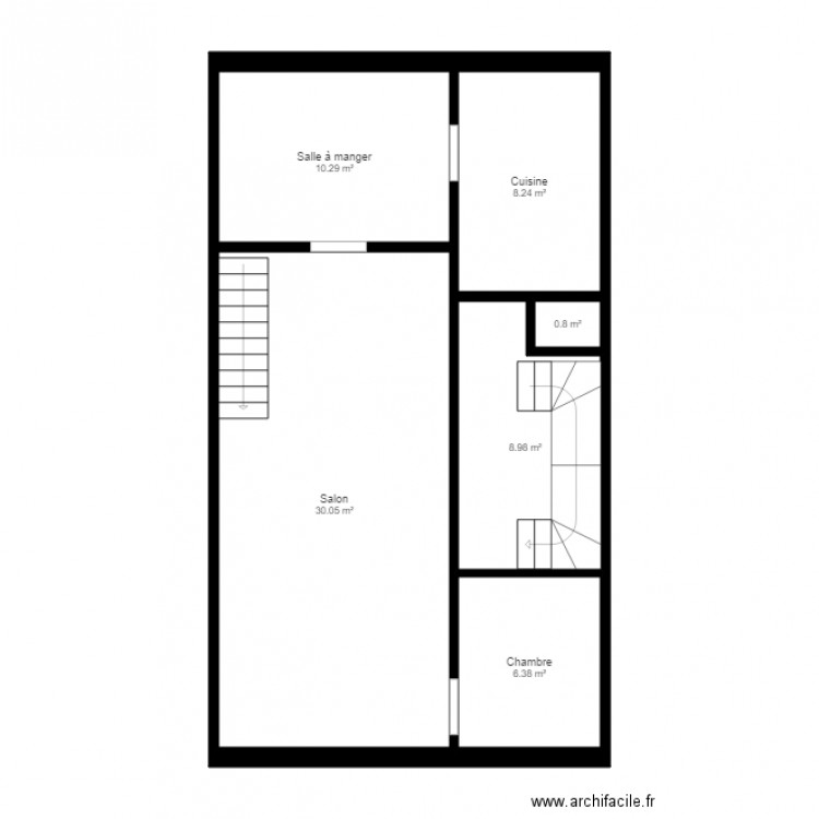 kuiken. Plan de 0 pièce et 0 m2