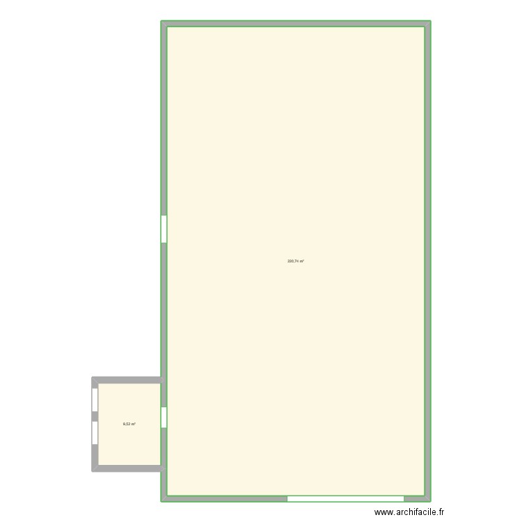 plan batiment. Plan de 0 pièce et 0 m2