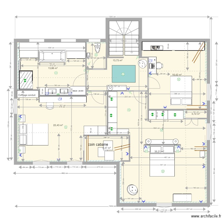 etage jlo 130721. Plan de 0 pièce et 0 m2