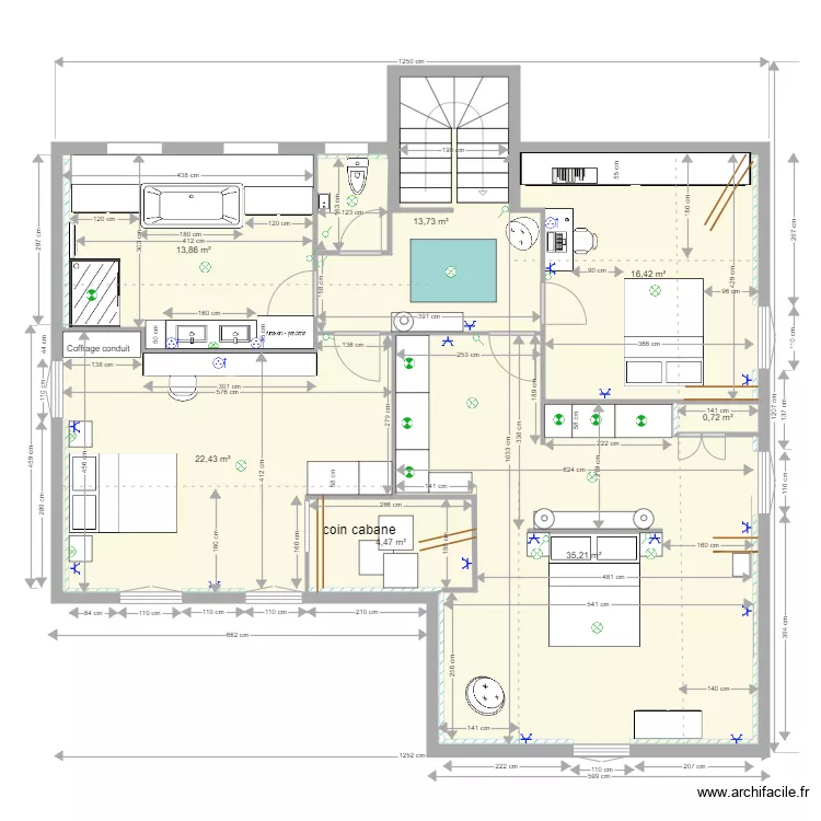 etage jlo 130721. Plan de 
