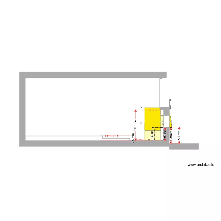 COUPE RXISTANT ST NICOLAS 562R. Plan de 