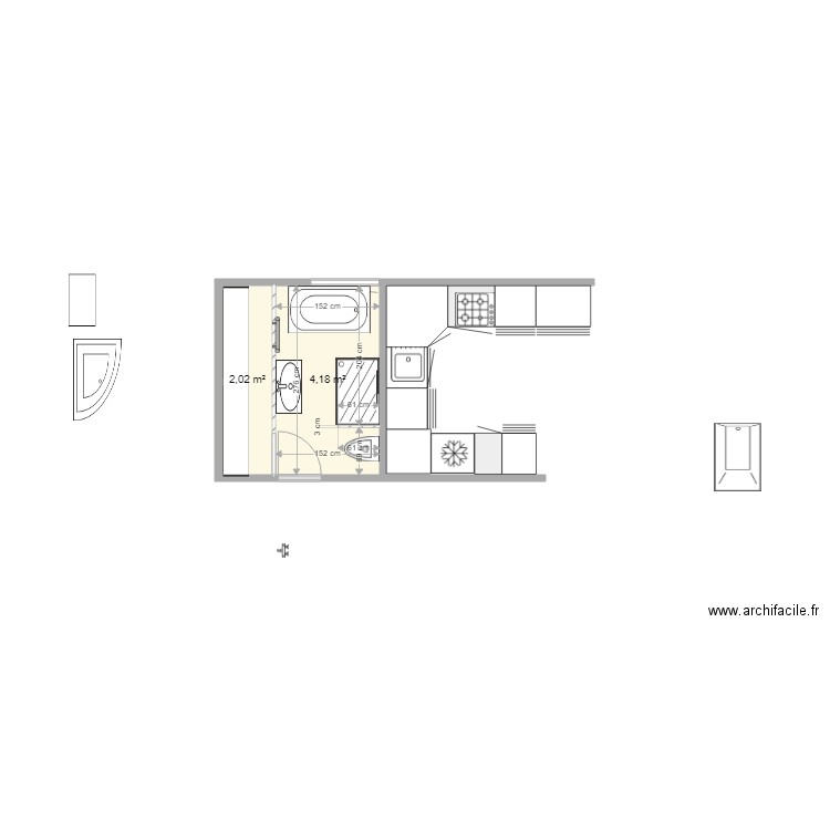 SDB9. Plan de 0 pièce et 0 m2