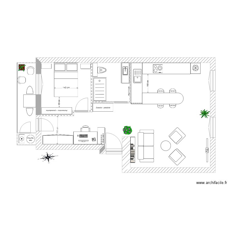 Chloe base 1b. Plan de 0 pièce et 0 m2