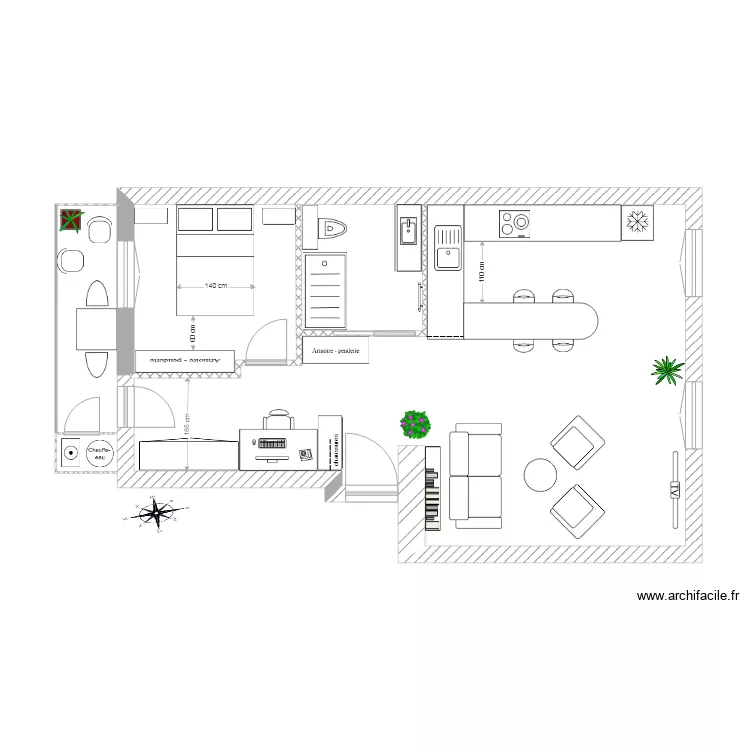 Chloe base 1b. Plan de 