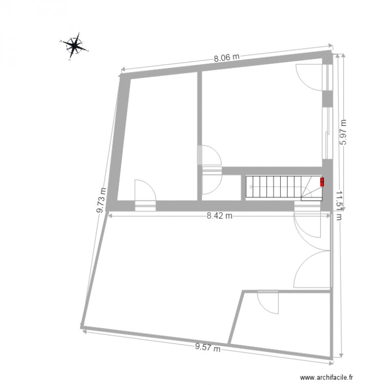 BI117 RDC et extérieur DP. Plan de 0 pièce et 0 m2