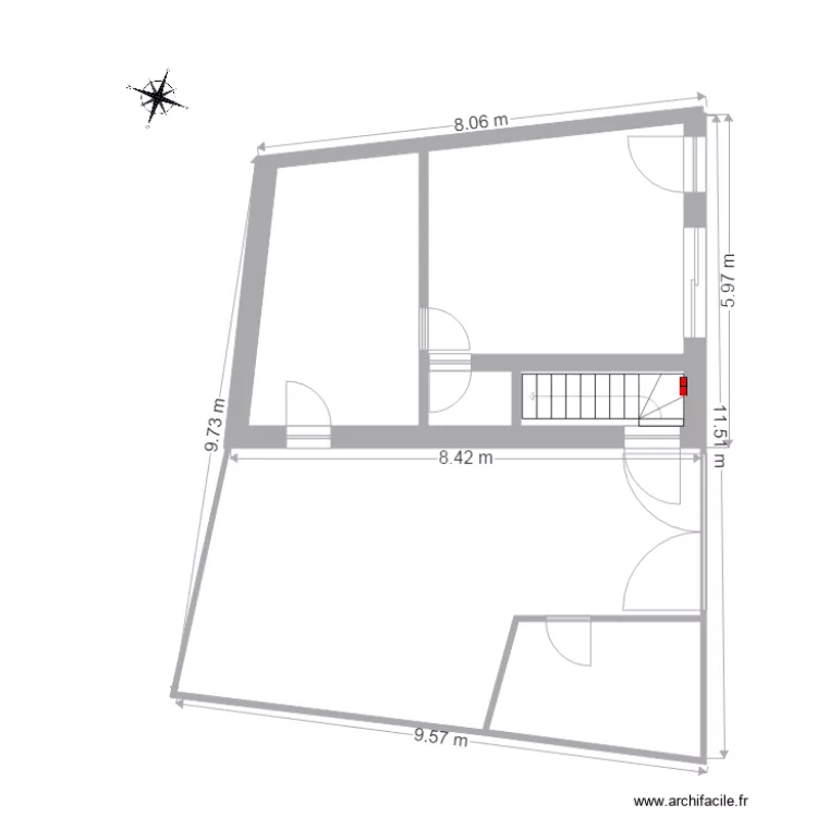 BI117 RDC et extérieur DP. Plan de BI117 RDC et extérieur DP. Plan de