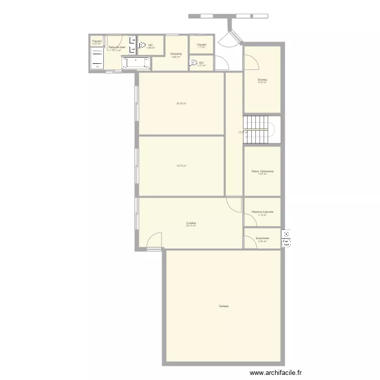 SAINT EVARZEC R2. Plan de 