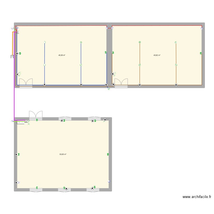 ECOLE BATIMENT CLASSE 4 5. Plan de 0 pièce et 0 m2