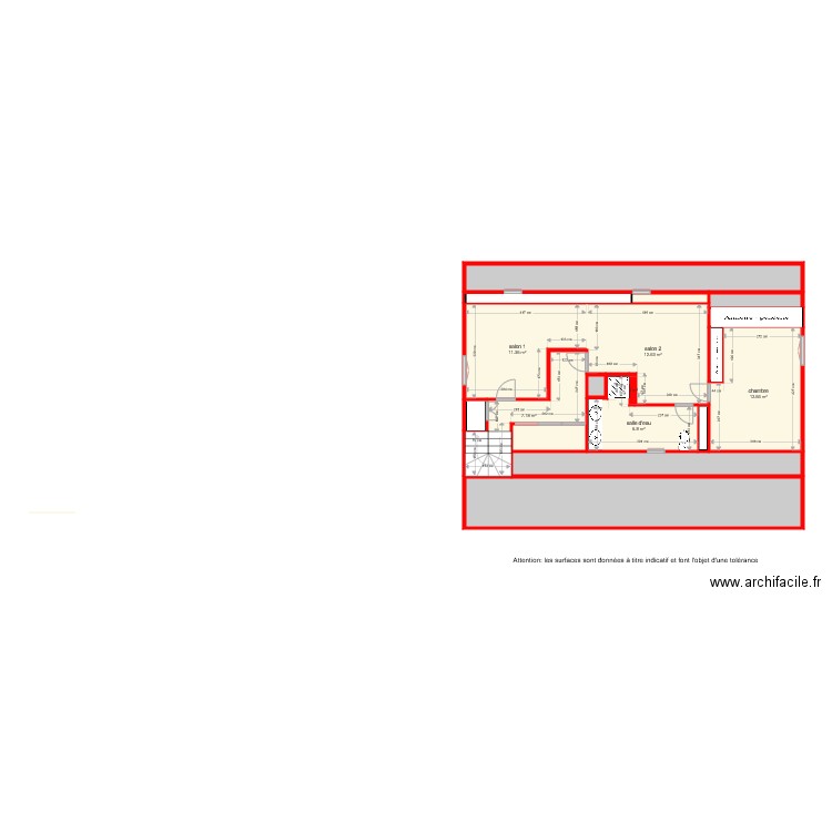 BI4654 2ème étage. Plan de 0 pièce et 0 m2