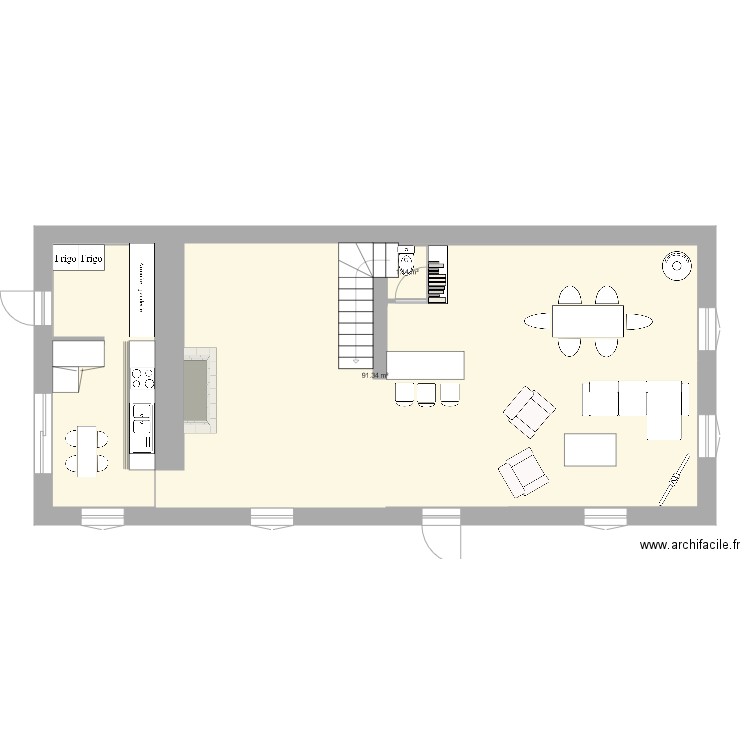 3eme plan Irleau. Plan de 0 pièce et 0 m2