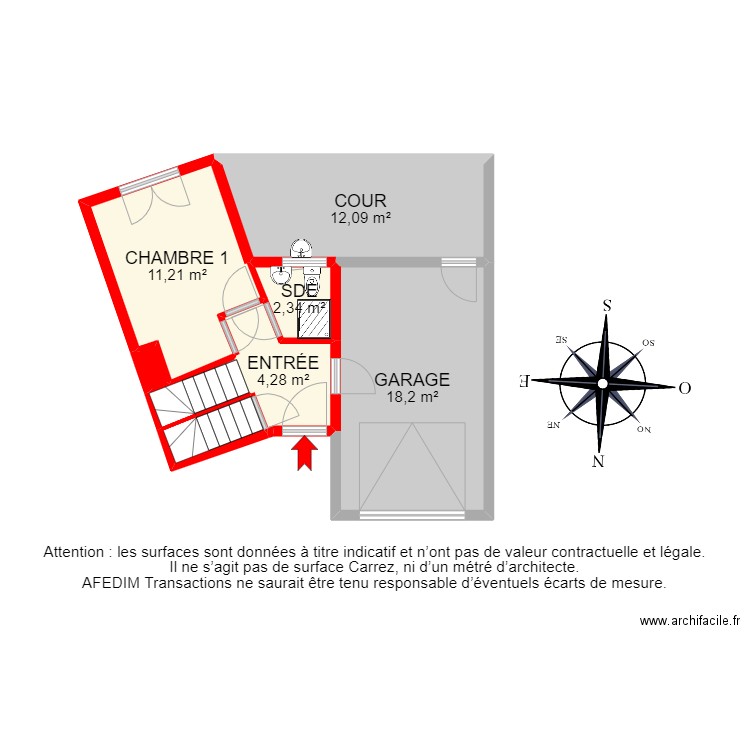 BI 11302 - . Plan de 24 pièces et 213 m2