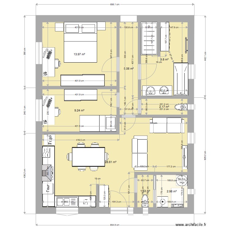 appart   ch enfant. Plan de 0 pièce et 0 m2