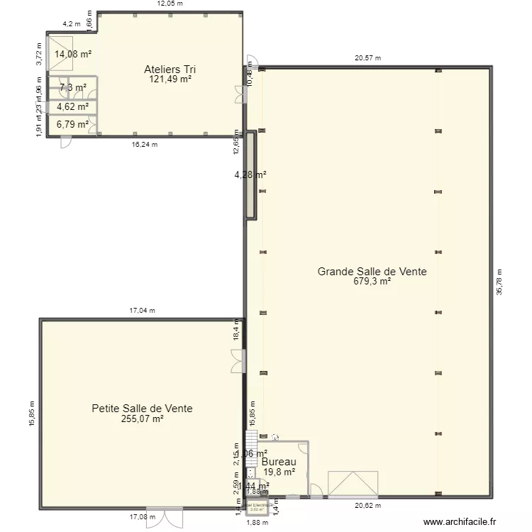 Plan ensemble V0b. Plan de 