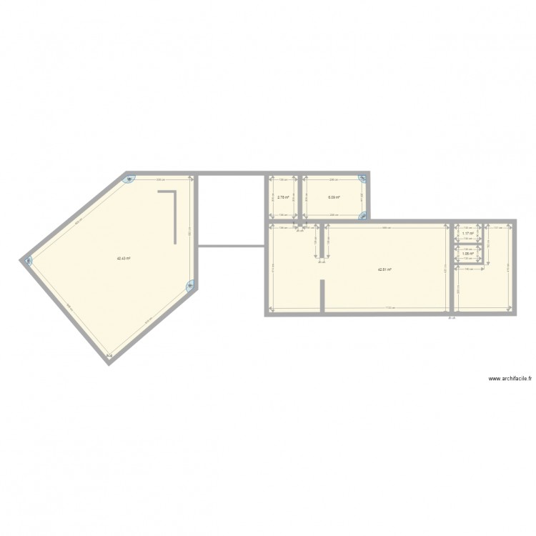 ETAGE LA CHARENTONNE. Plan de 0 pièce et 0 m2