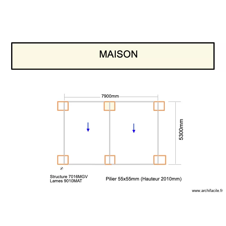 FAVIER DU NOYER. Plan de 
