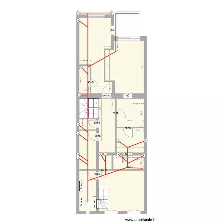 Tabellion Rez semi enterré Construction Egouttages. Plan de 0 pièce et 0 m2 Tabellion Rez semi enterré Construction Egouttages. Plan de 0 pièce et 0 m2