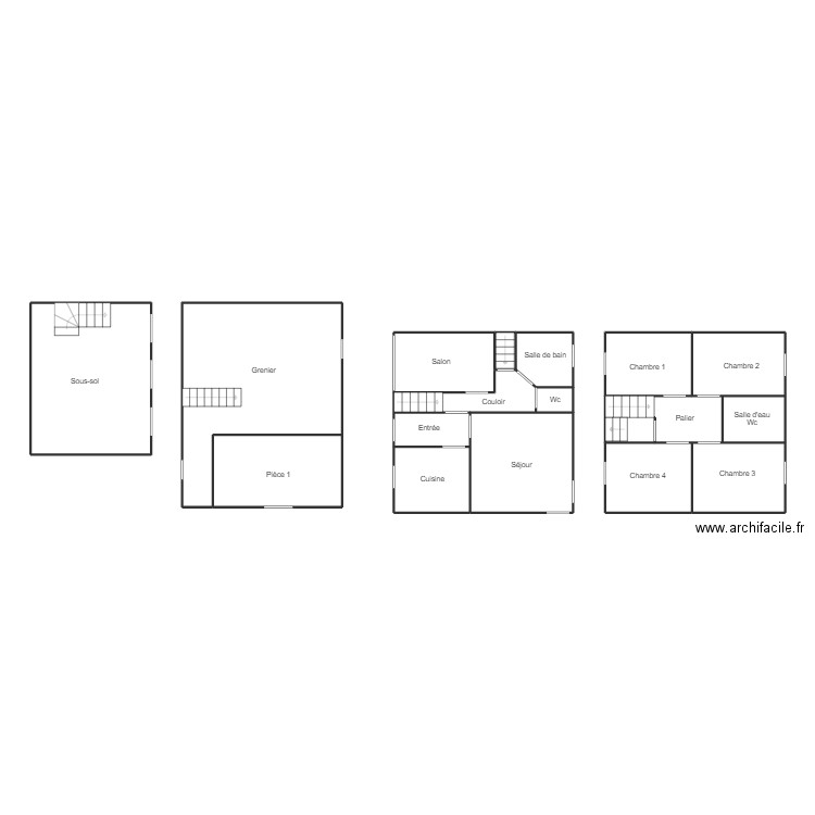 QUIMPER YVIN. Plan de 0 pièce et 0 m2