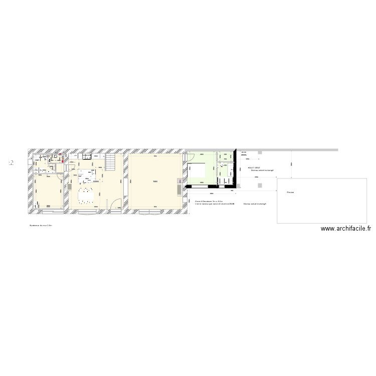 avec modifications avec Sophie nouveau wc V3. Plan de 0 pièce et 0 m2