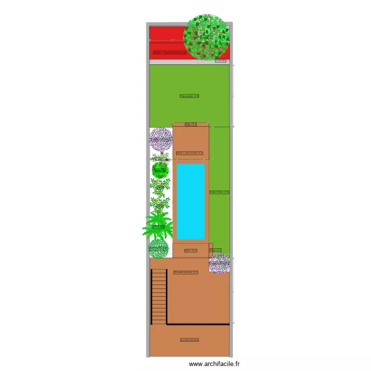Garden new. Plan de 