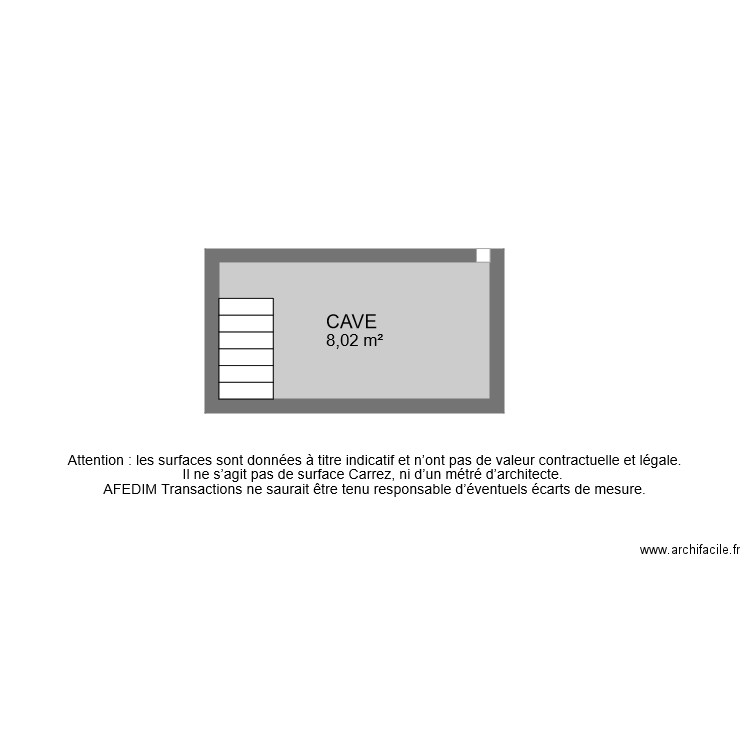 BI 6921 CAVE . Plan de 0 pièce et 0 m2