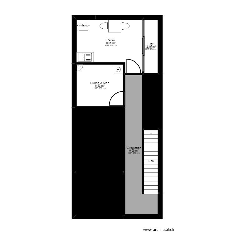 Malakoff 2 projet V2 ArL fr JoD 2 ss. Plan de 27 pièces et 283 m2