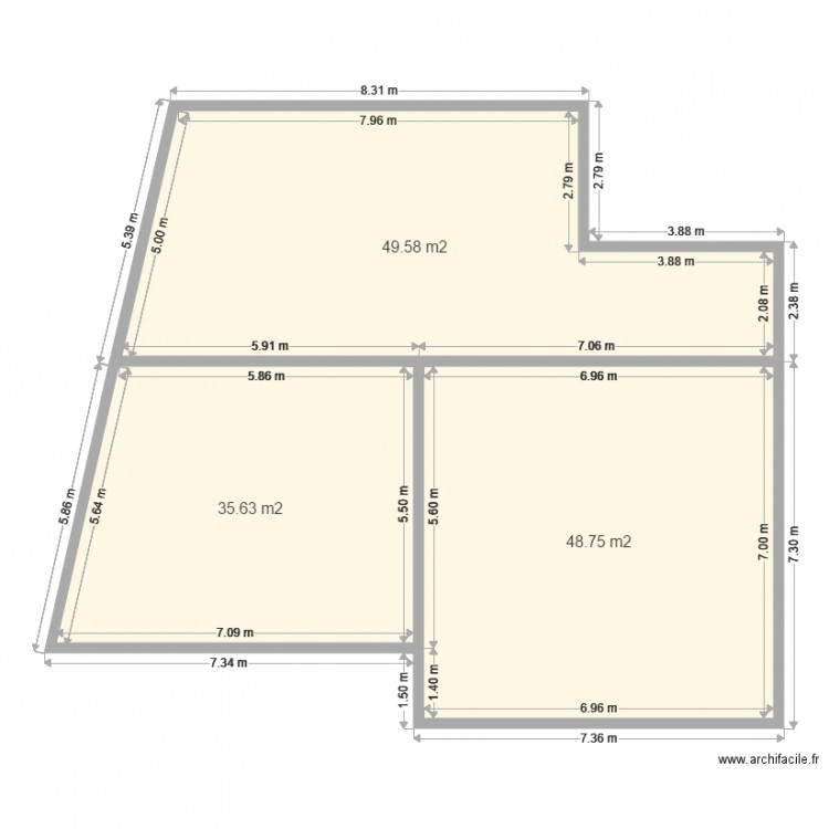 brey. Plan de 0 pièce et 0 m2