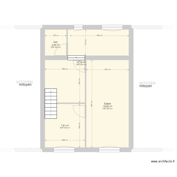 TOURON. Plan de 0 pièce et 0 m2