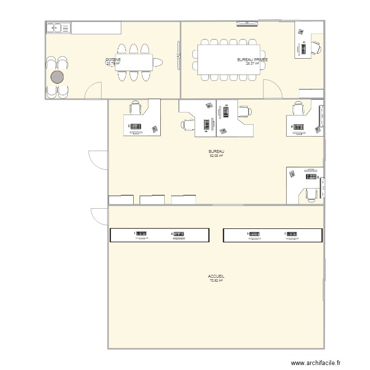 Futur Bureau. Plan de 0 pièce et 0 m2