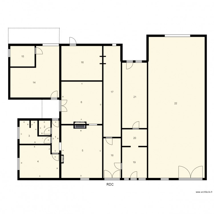 174414 ROUGIREL Plomb. Plan de 0 pièce et 0 m2