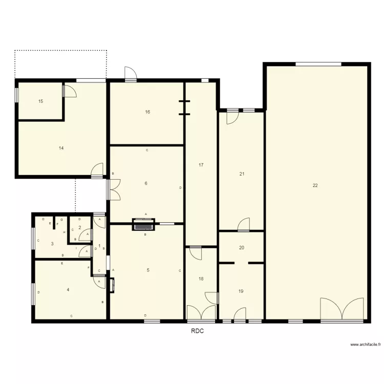 174414 ROUGIREL Plomb. Plan de 