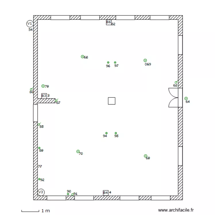 CASA  plan  &eacute;clairage. Plan de 