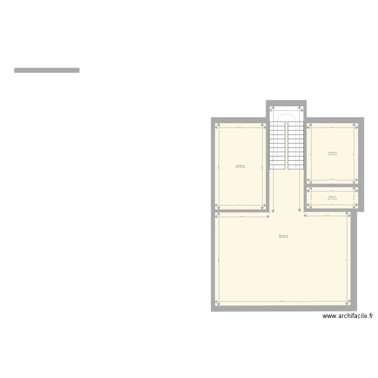 HABIB218. Plan de 4 pièces et 123 m2