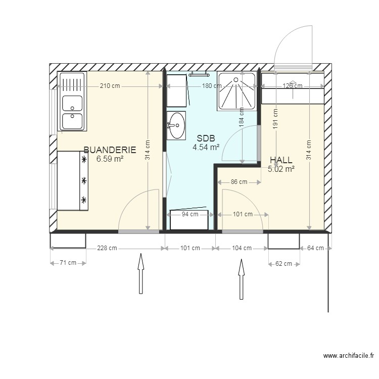 garage agnes. Plan de 0 pièce et 0 m2