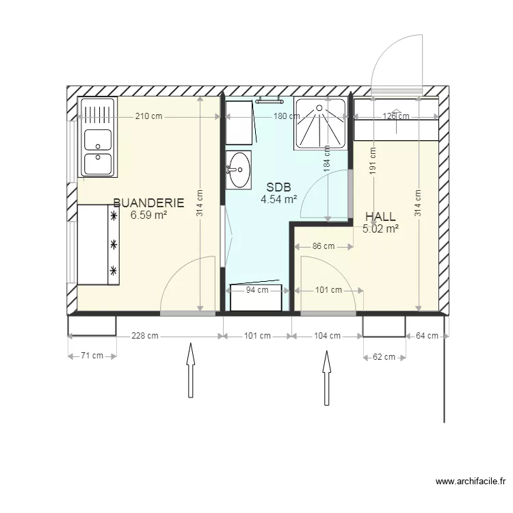 garage agnes. Plan de 