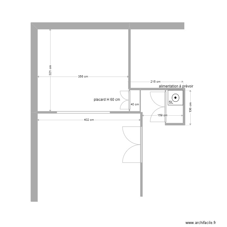 de colombel versailles projet 2. Plan de 0 pièce et 0 m2