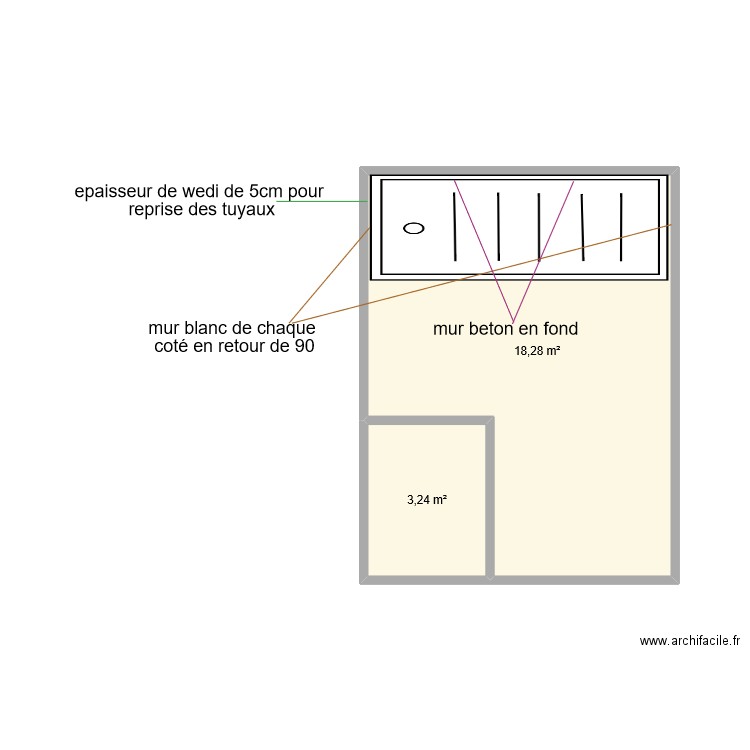 mousse. Plan de 0 pièce et 0 m2