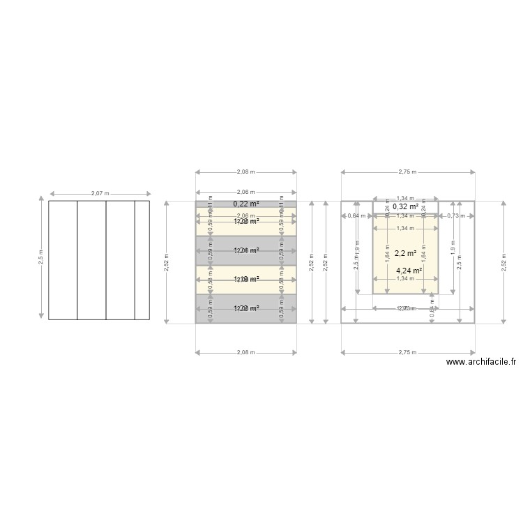 débaras. Plan de 0 pièce et 0 m2