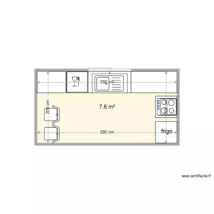 cuisine st mammes. Plan de 