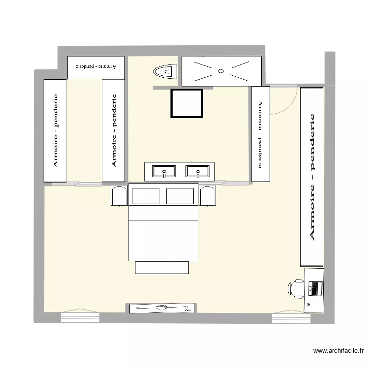 curra suite 5. Plan de 