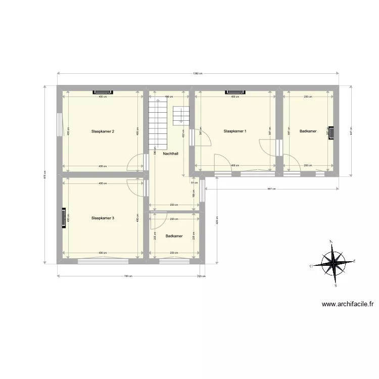 Membruggen - 1ste verdieping. Plan de 