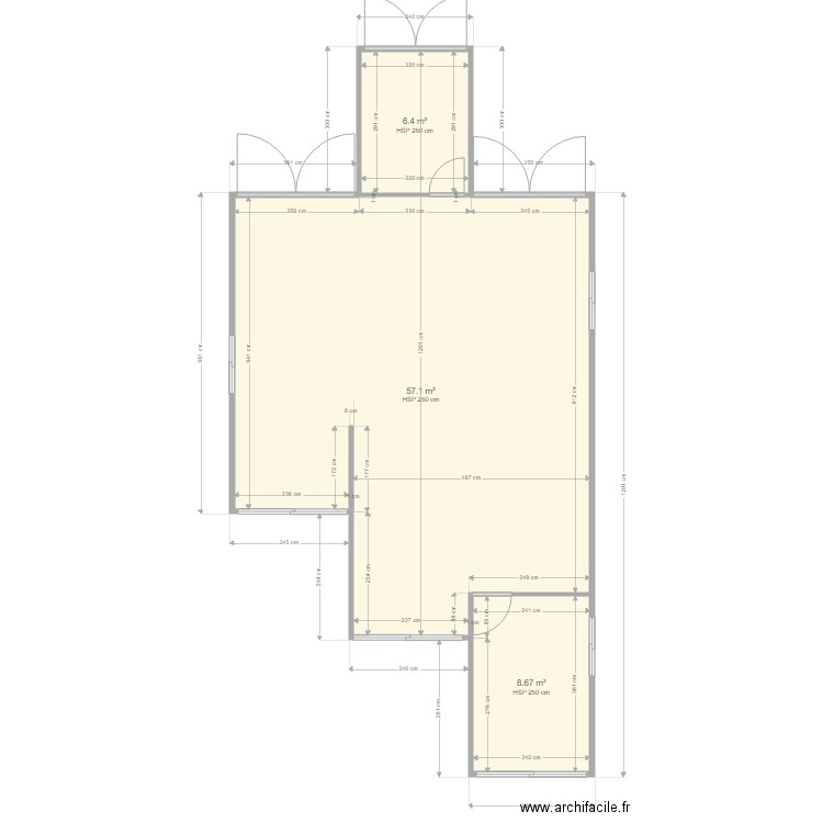 3 conteners. Plan de 0 pièce et 0 m2