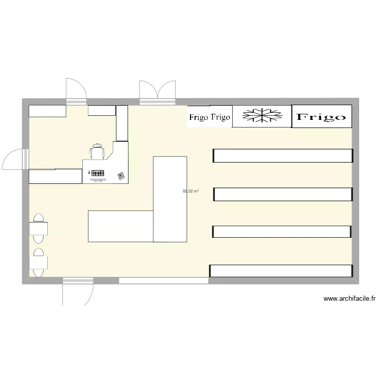 EPICERIE. Plan de 