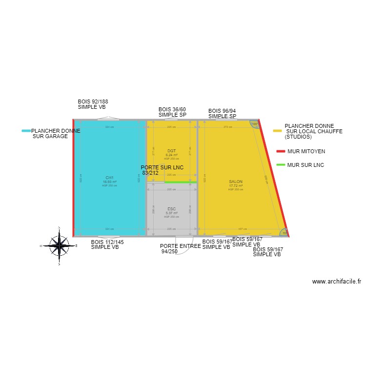 PENALBA. Plan de 0 pièce et 0 m2