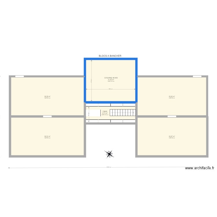 basetiro2FONDA. Plan de 0 pièce et 0 m2